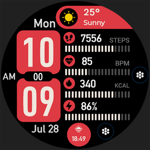 Nuvexa Watch Face screenshot