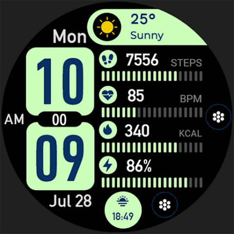 Nuvexa Watch Face screenshot