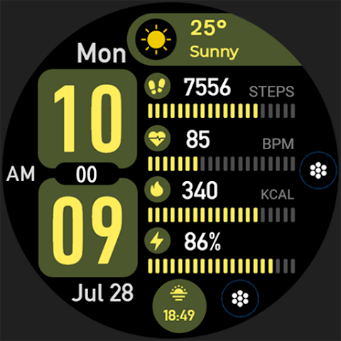 Nuvexa Watch Face screenshot