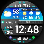 PER8 Digital Watch Face