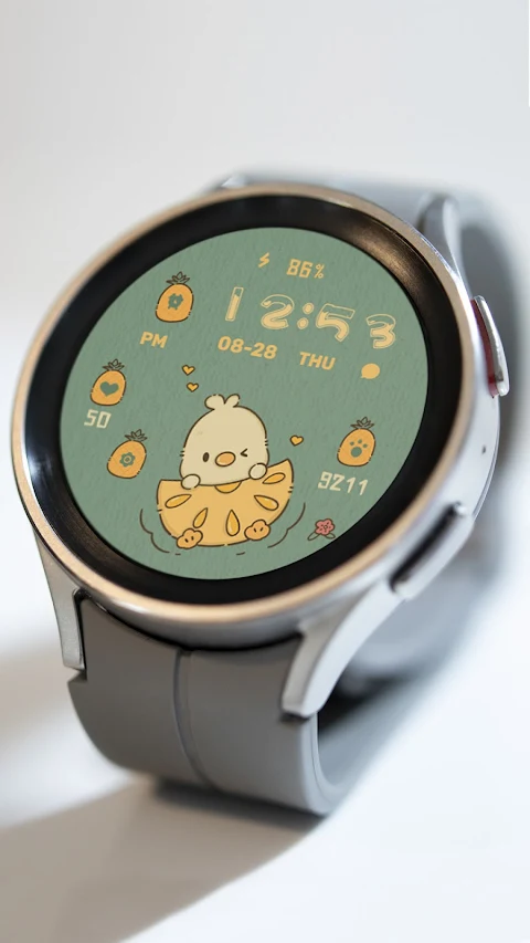Pineapple Duck ZKin Watch screenshot