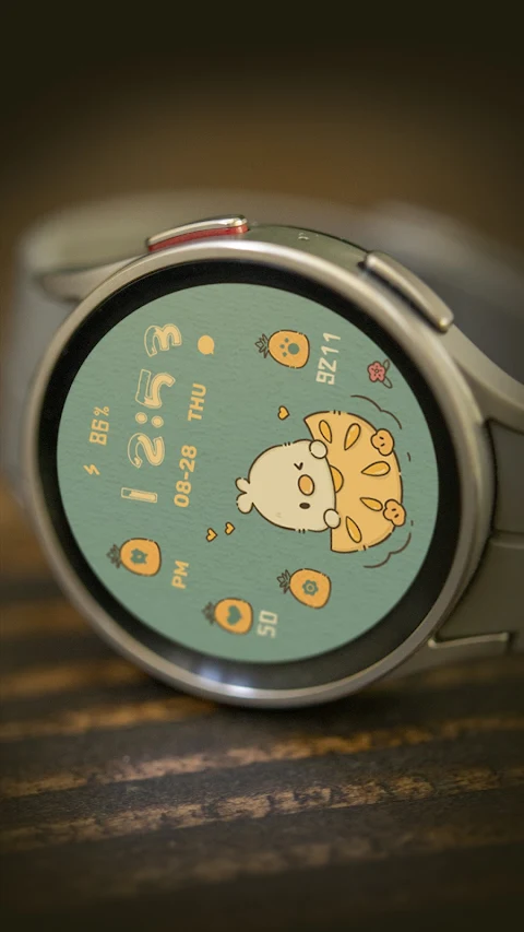 Pineapple Duck ZKin Watch screenshot