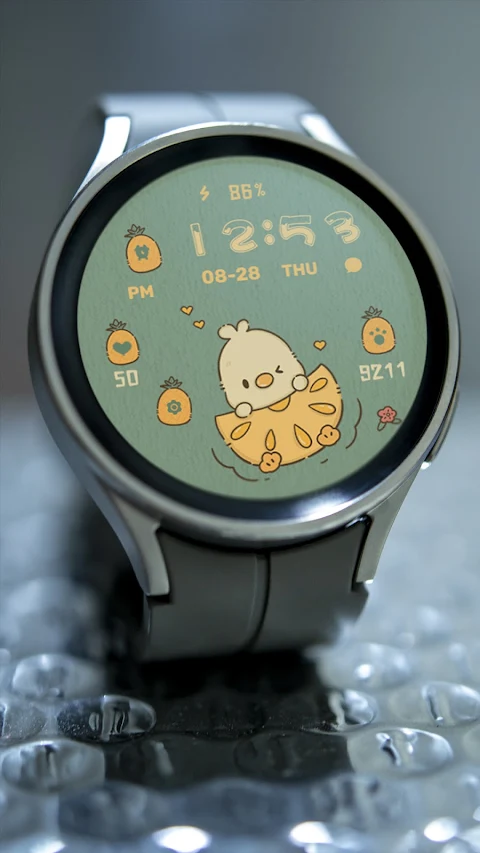 Pineapple Duck ZKin Watch screenshot
