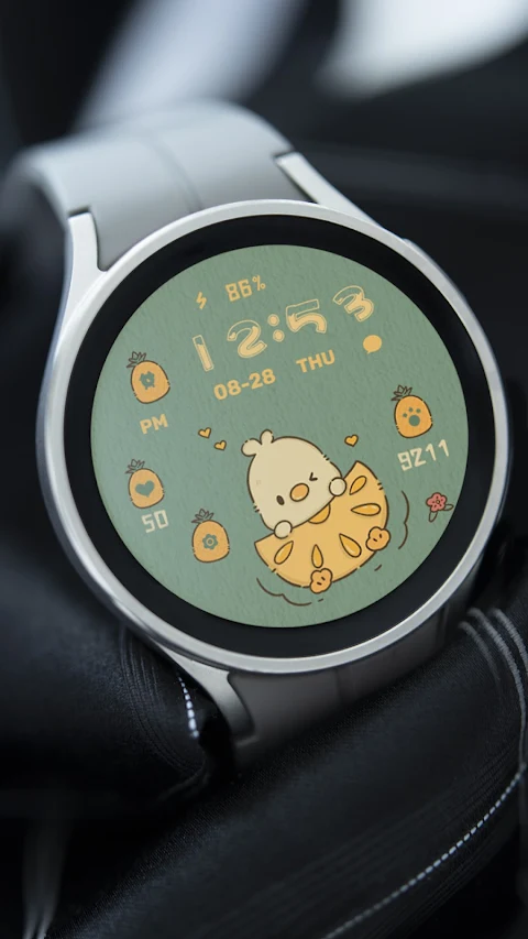 Pineapple Duck ZKin Watch screenshot