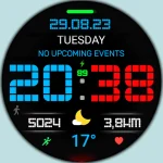 Pixel MOD Black Watch face