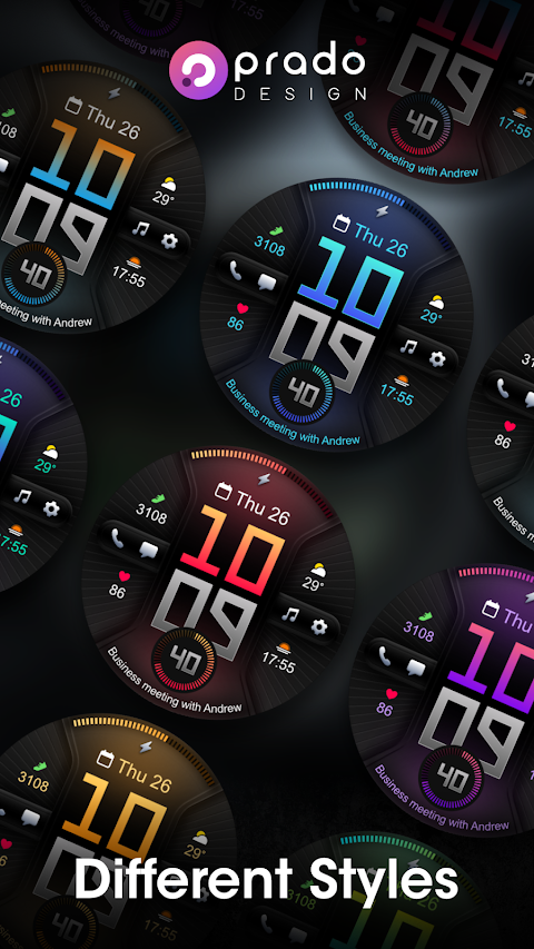 PRADO 78 Digital Watch Face screenshot