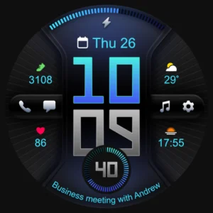 PRADO 78 Digital Watch Face