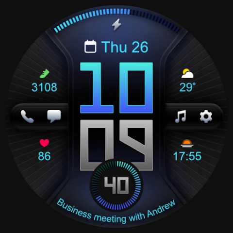 PRADO 78 Digital Watch Face screenshot