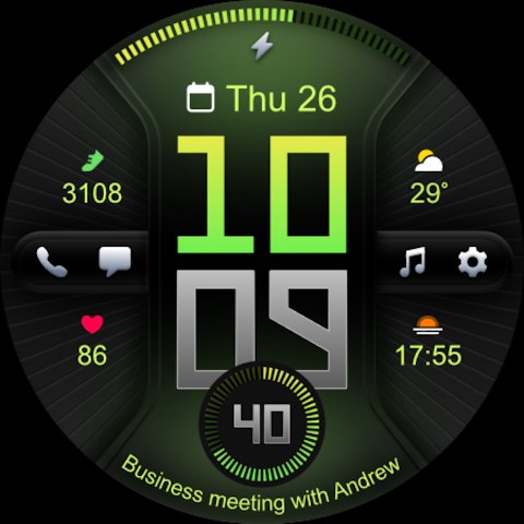 PRADO 78 Digital Watch Face screenshot