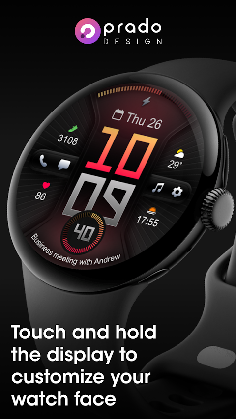 PRADO 78 Digital Watch Face screenshot