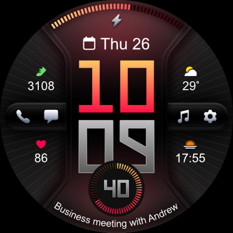 PRADO 78 Digital Watch Face screenshot