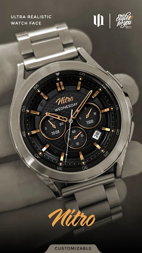 S4U Nitro – Classic watch face screenshot