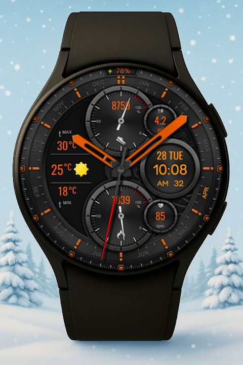Silent  Hybrid Watch Face screenshot