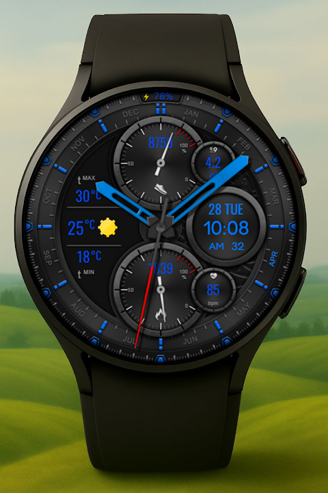Silent  Hybrid Watch Face screenshot