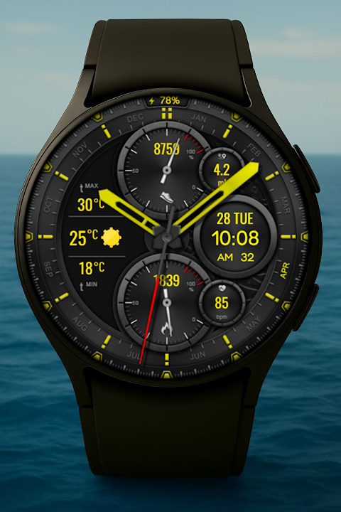 Silent  Hybrid Watch Face screenshot
