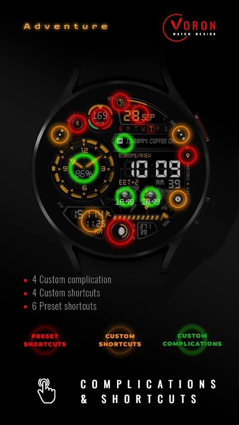 Voron ADVENTURE Watch Face screenshot