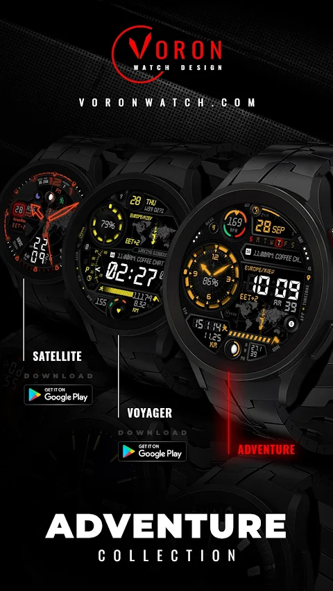 Voron ADVENTURE Watch Face screenshot
