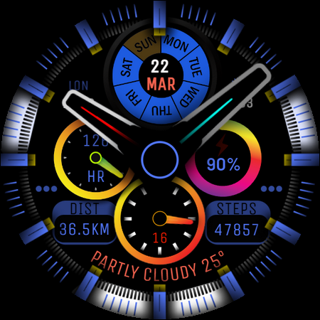 Watch Face WF182 screenshot
