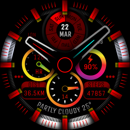 Watch Face WF182 screenshot