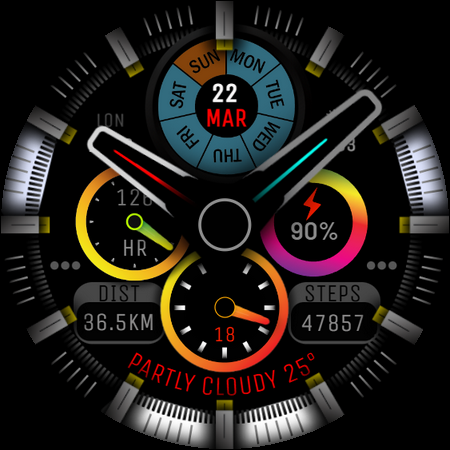 Watch Face WF182 screenshot