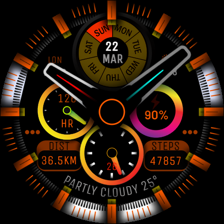 Watch Face WF182 screenshot