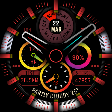 Watch Face WF182 screenshot