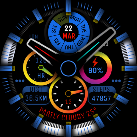 Watch Face WF182 screenshot