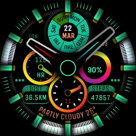 Watch Face WF182 screenshot