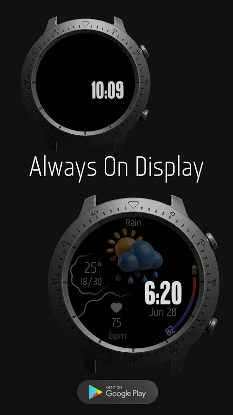 Digital Watchface Weather 3D screenshot