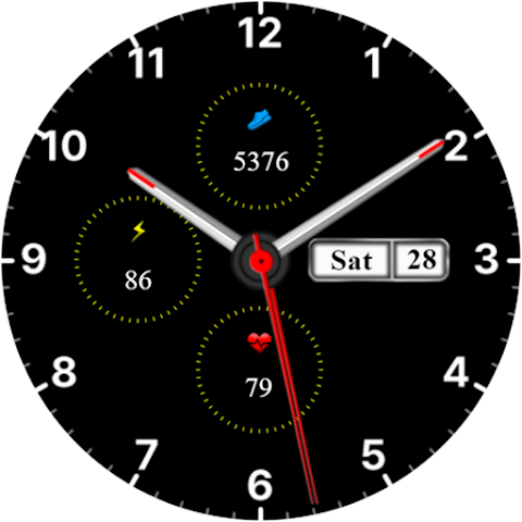 Analog Minimal Watch face screenshot
