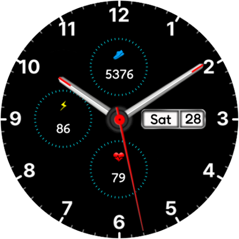 Analog Minimal Watch face screenshot