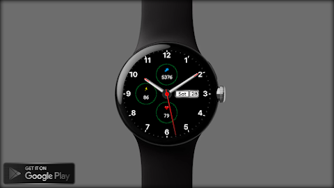 Analog Minimal Watch face screenshot