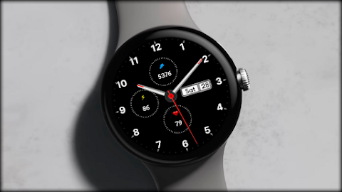 Analog Minimal Watch face screenshot