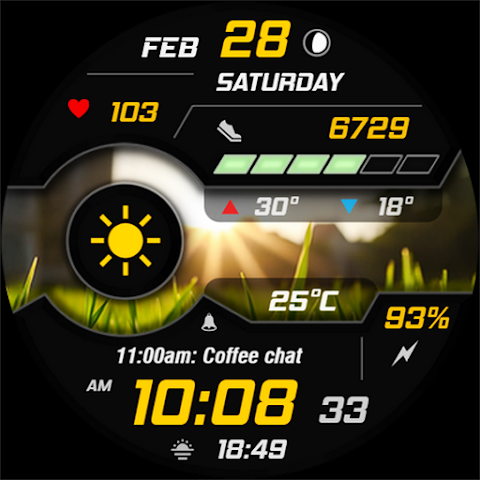 WAW038 Dynamic Digital Watch screenshot