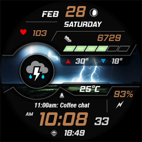 WAW038 Dynamic Digital Watch screenshot