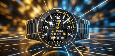 WAW044 Carbon Diver Watch Face screenshot