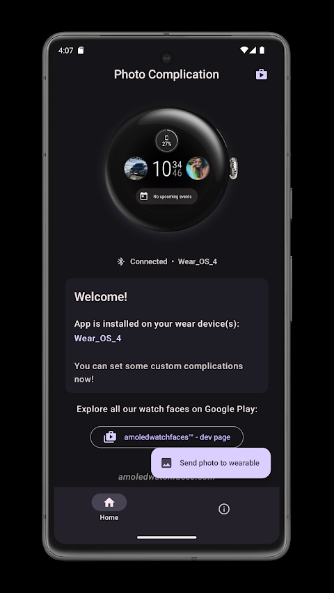 Photo Complication for Wear OS screenshot