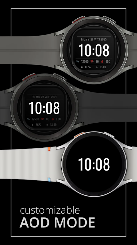 DADAM102: Digital Watch Face screenshot