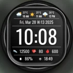 DADAM102: Digital Watch Face
