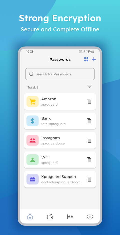 Xproguard Password Manager screenshot
