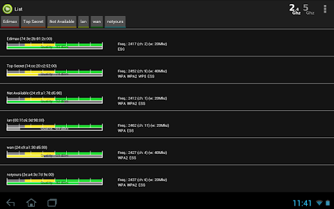 Wifi Analyzer Pro screenshot