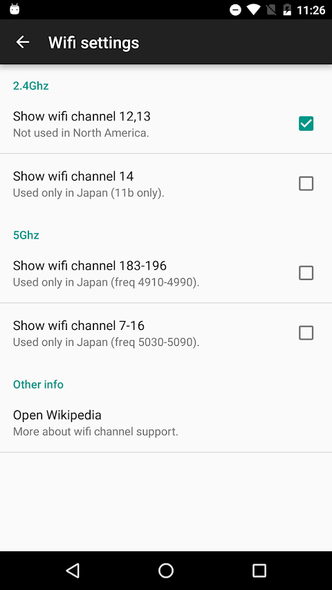 Wifi Analyzer Pro screenshot