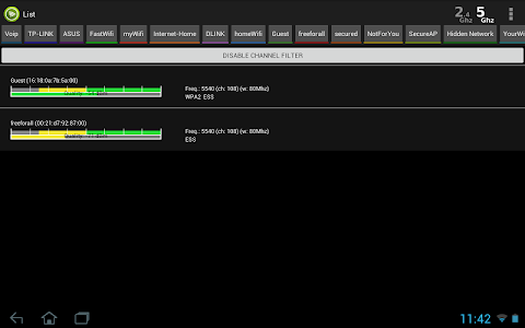 Wifi Analyzer Pro screenshot
