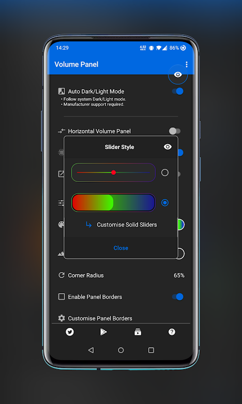 Volume Control Panel Pro screenshot