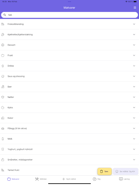 Karbo & Insulin screenshot