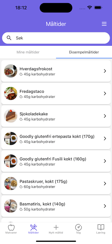 Karbo & Insulin screenshot
