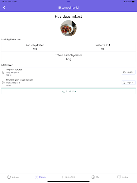 Karbo & Insulin screenshot