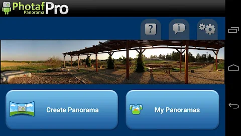 Photaf Panorama Pro screenshot