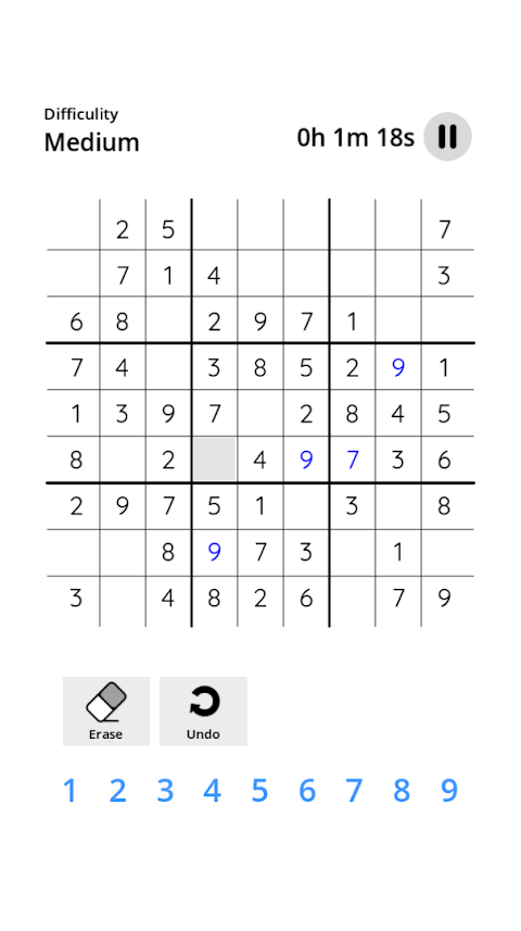 Sudoku Classic screenshot