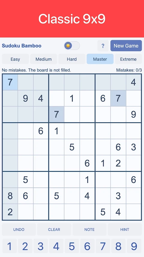 Sudoku Bamboo — Classic Sudoku screenshot
